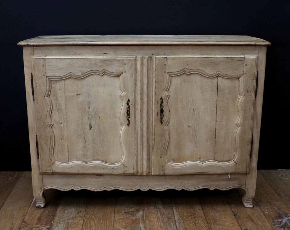 Bleached Louis XV Dresser Base